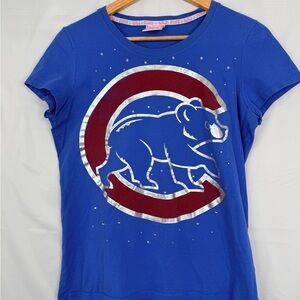 PINK Victoria's Secret Blue MLB Tee size Large